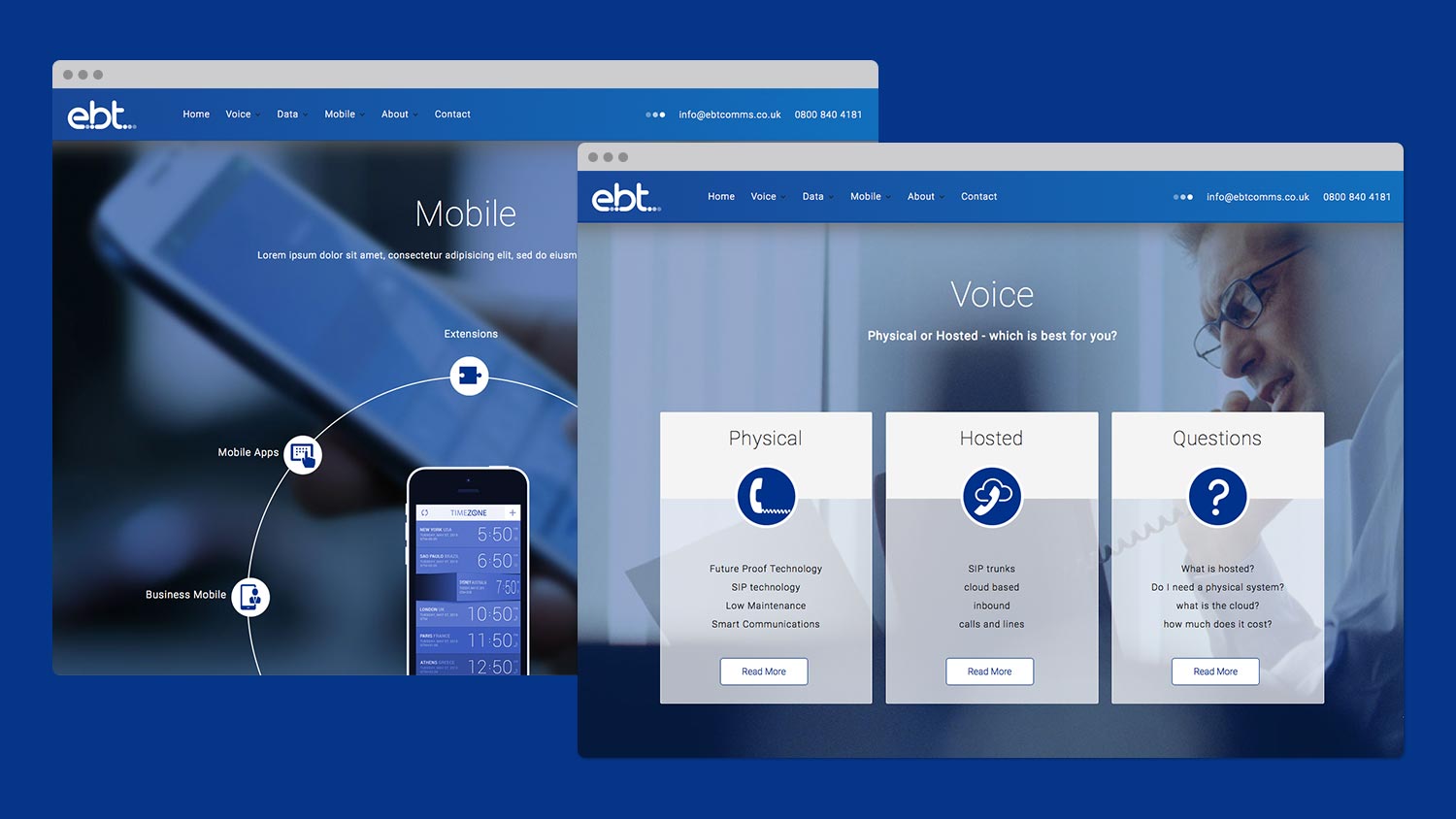 EBT Communications Website