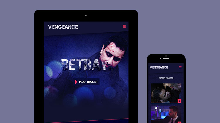 Vengeance Mobile Website